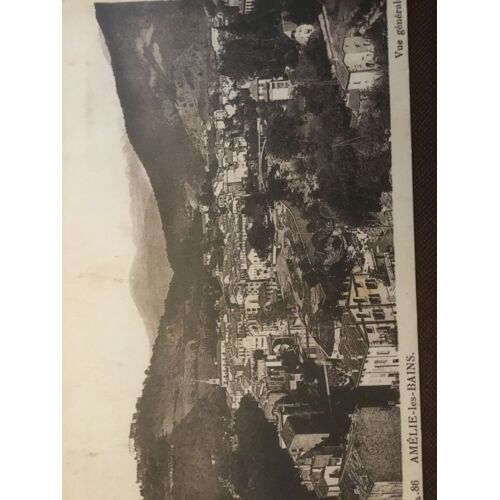 Carte Postale Amélie Les Bains Vue Générale