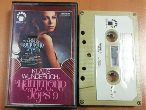 Klaus Wunderlich - Hammond Pops 9 Cassette Audio / Tape Imd-416 Made In Japan