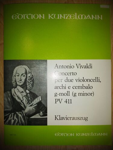 Concerto Pour 2 Violoncelle De Vivaldi