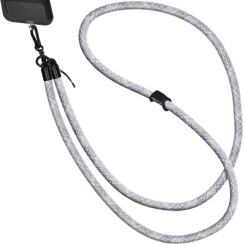 Imoshion ¿Cordon De Téléphone Universel Taille Unique Blanc / Noir