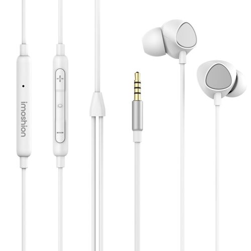 iMoshion ¿Ecouteurs in-ear Ecouteurs filaires Connexion AUX / prise jack 3,5 mm Blanc