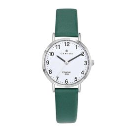 Certus Montre Femme Acier Cuir Vert 644448