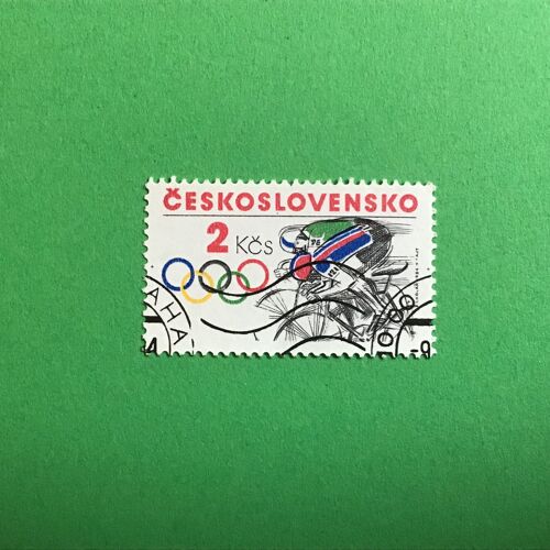 Tchécoslovaquie - Jeux Olympiques Los Angeles - Cyclisme (Y & T 2601)