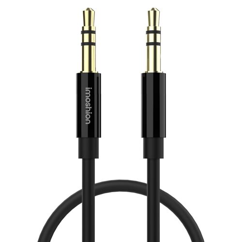 Imoshion ¿Câble Aux Câble Audio 3,5 Mm / Jack Mâle Vers Mâle 1 Mètre Noir