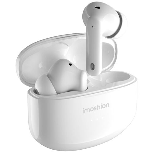 iMoshion ¿Écouteurs Aura Pro Écouteurs sans fil Écouteurs sans fil Bluetooth Avec fonction de réduction du bruit ANC Blanc