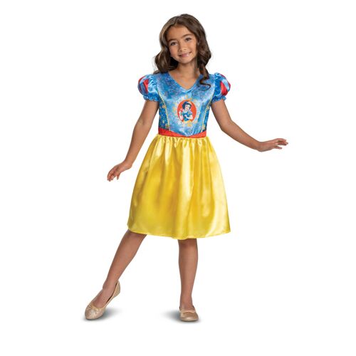Déguisement Blanche Neige Basique Fille - Taille: 7 - 8 Ans (124 - 136 Cm)