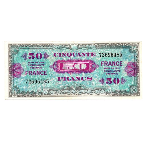 Billet De 50 Francs Verso France, 1944 Vf 24-01, Spl/Neuf