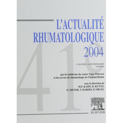 L'actualité Rhumatologique 2004