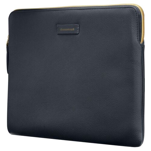 dbramante1928 ¿Paris Sleeve Pochette ordinateur 13 pouces Cuir véritable MacBook Pro 13 pouces / Air 13 pouces Pacific Blue