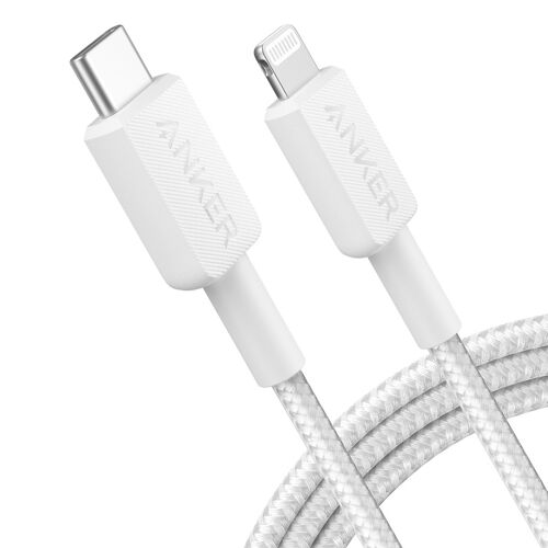 Anker Câble 541 Usb-C Vers Lightning Bio-Based 1,8 Metre Blanc