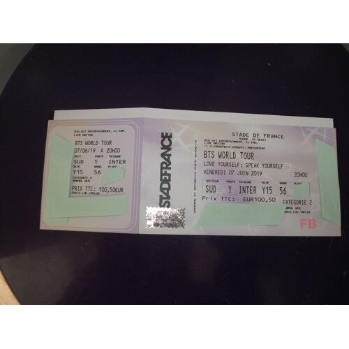 Place De Concet Bts Catégorie 2 - Vendredi 07 Juin 2019 -20h00 Stade De France