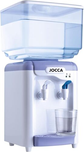 Ulteronixshop-Distributeur d'eau avec Réservoir de 7 litres, Blanc et Violet, Fontaine à Eau et Boison, 24,5 x 23 x 34 cm, sans BPA, Pas d'Adaptateur pour Bouteille