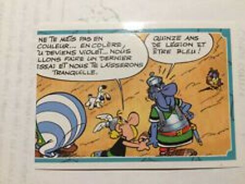 Autocollant Carrrefour Panini Asterix N°9