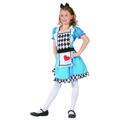 Déguisement Alice De Coeur Fille - Taille: S 4-6 Ans (110-120 Cm)