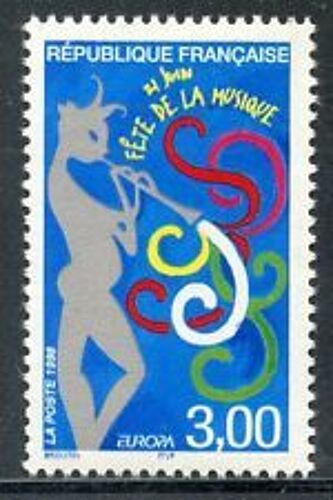 Timbre France 1998 Neuf ** Yt N° 3166 Fête De La Musique Le Dieu Pan