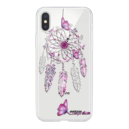 Coque iPhone Xs Max silicone transparente Carpe diem ultra resistant Protection housse Motif Ecriture Tendance Evetane