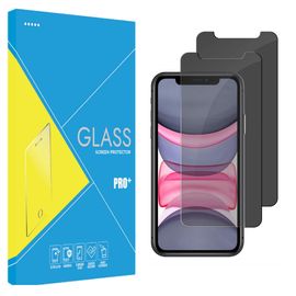 Verre Trempe Pour Iphone 11 [Pack 2] Film Noir Anti Espion Vitre Protection Ecran [Phonillico©]