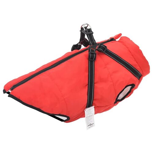 Vidaxl Manteau Pour Chiens Avec Harnais Imperméable Réfléchissant 5xl
