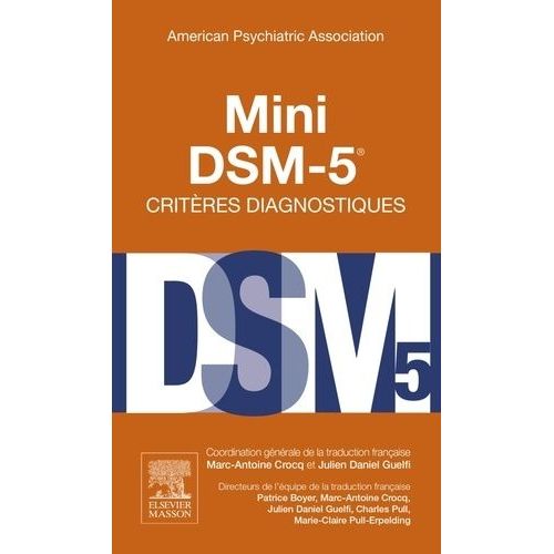 Mini Dsm-5 - Critères Diagnostiques