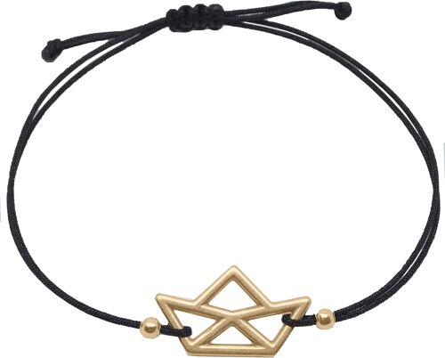 Bracelet En Forme De Bateau - Taille Réglable - Fabriqué À La Main - Avec Emballage Cadeau