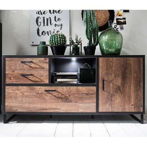 Suspension Industrielle 80x80x150 Cm En Métal Argent Vieilli - Amp