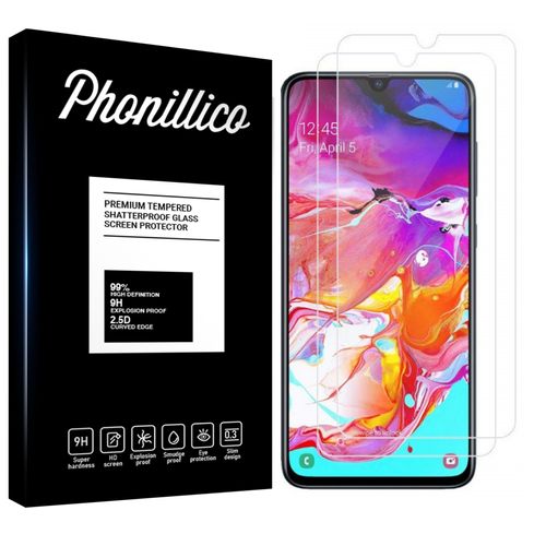 Verre Trempe Pour Samsung Galaxy A70 [Pack 2] Film Vitre Protection Ecran Phonillico©