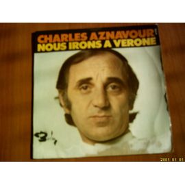 Vinyle 45 Tours : Charles Aznavour : Nous Irons A Verone.