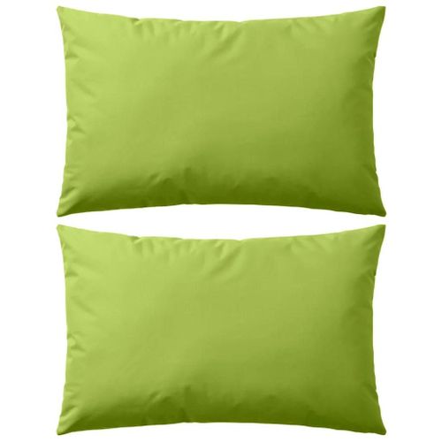 Prolenta Premium - Oreiller D'extérieur Lot De 2 60 X 40 Cm Vert Pomme