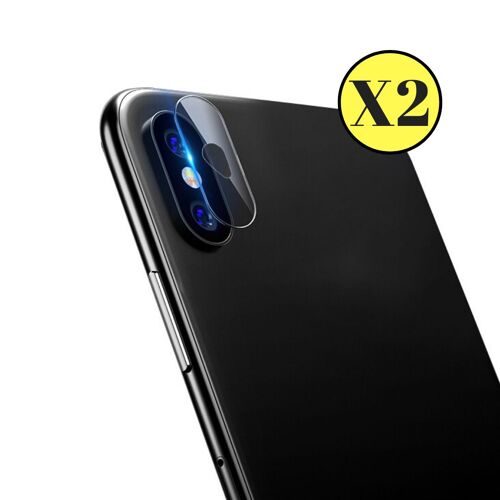 Lot De 2 Verres Trempe Protection Camera Pour Iphone X / Iphone Xs / Iphone Xs Max - Film Protecteur Lentille Appareil Photo Arriere
