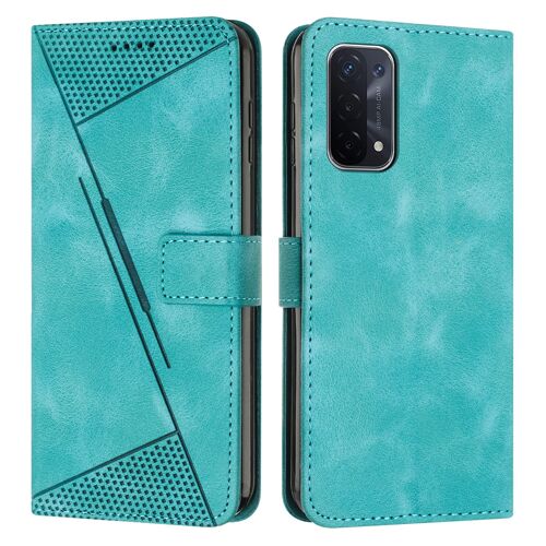 Coque Compatible Oppo A74,Etui En Cuir Pu Pochette Portefeuille Magnétique Etui De Protection,Antichoc Housse A Rabat Pochette Pour Oppo A74,Vert