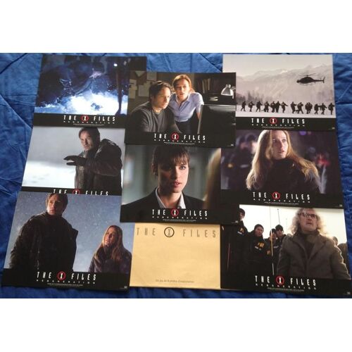 The X-Files, Régénération - Jeu De 8 Photos D'exploitation Cinématographique - Format 21x28 Cm - Un Film De Chris Carter Avec David Duchovny, Gillian Anderson, Amanda Peet, Billy Connolly - Année 2008
