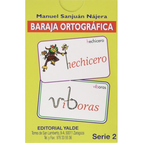 Baraja Ortografica 2 , La Portada Puede Variar