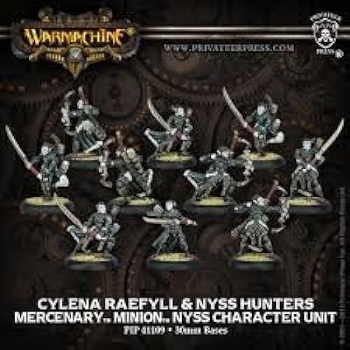 Privateer Press - Warmachine - Mercenary: Cylena Raefyll And Nyss Hunters Model Kit