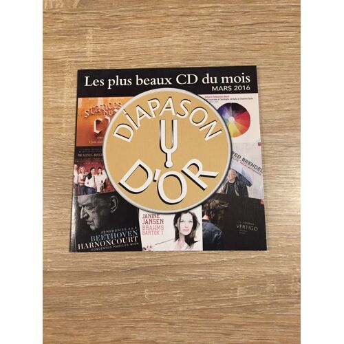 Cd Diapason D'or Mars 2016.