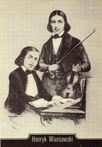 Carte Postale Théme Personnages Célèbres : Bracia Henryk Et Joseph Wieniawwski- - Musicien