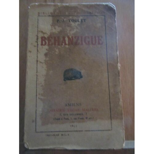Toulet Béhanzigue Librairie Edgar Malfère Bibliothèque Du Hérisson