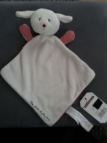 Doudou Mouton Mon Doudou Le Plus Doux Sergent Major Blanc Rouge Rayures