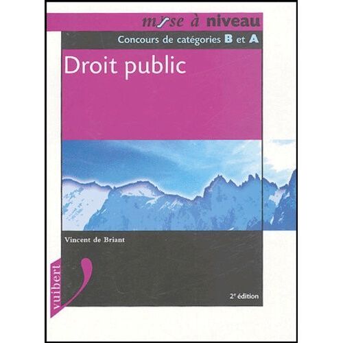 Droit Public - Concours De Catégories Bet A