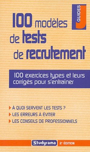 100 Modèles De Tests De Recrutement