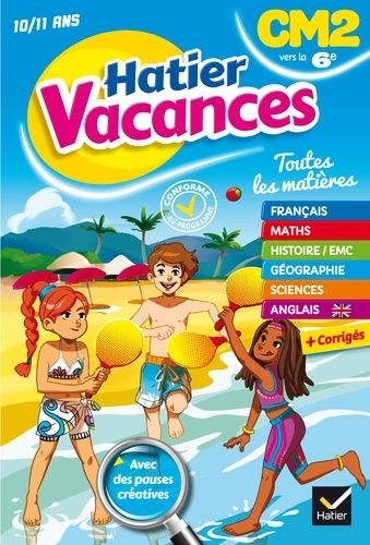 Hatier Vacances Cm2 Vers La 6e - Toutes Les Matières