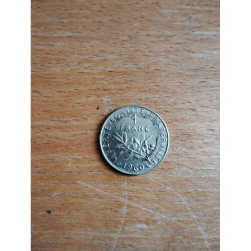 1 Franc Roty 1960 Âne