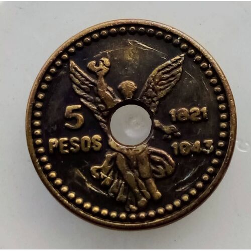 5 Pesos 1921-1943.Estados Unidos Mexicanos.