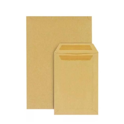 500 Pochettes En Papier Kraft - 17,6 X 25 Cm
