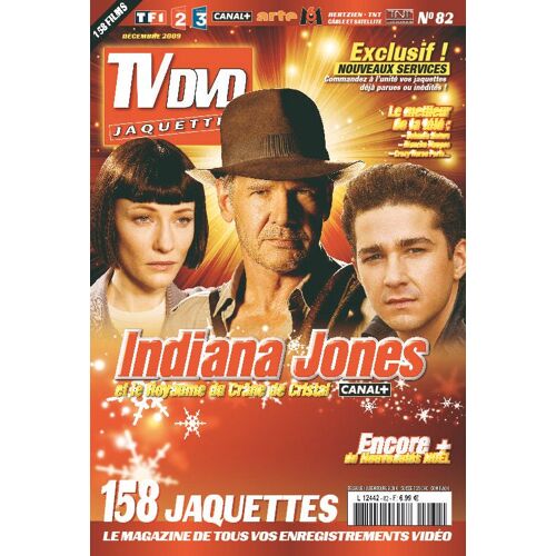 Tv Dvd Jaquettes N°82 : Indiana Jones - Harrison Ford - 158 Jaquettes De Films - César Éditions - Décembre 2009