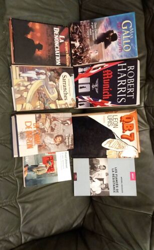 Lot De 8 Romans Sur La Deuxième Guerre Mondiale.