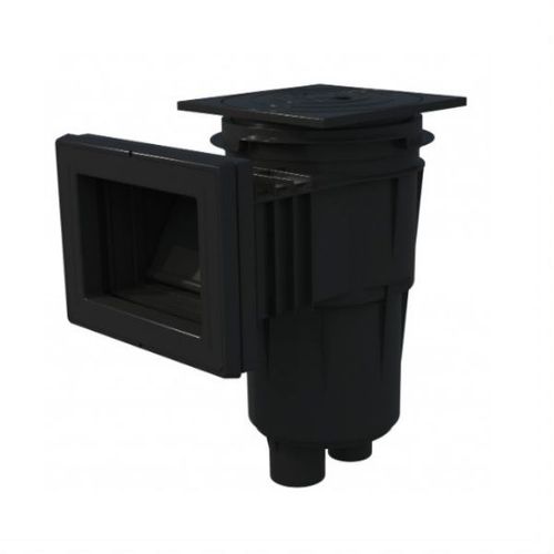 Pièce à sceller piscine - Skimmer liner métrique petite meurtrière et rallonge - modèle Prestige - Gris anthracite de Astralpool