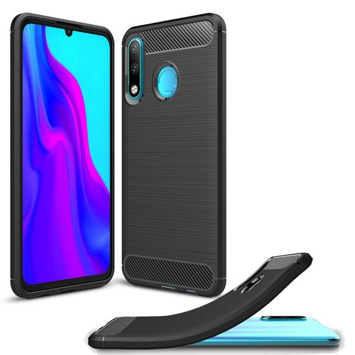 Huawei P30 Lite 4g - Coque Protection Arrière Noire Carbone Smartphone Ultimkaz Pour Huawei P30 Lite Smartphone 2019 - Accessoires Pochette Xeptio : Exceptional Case