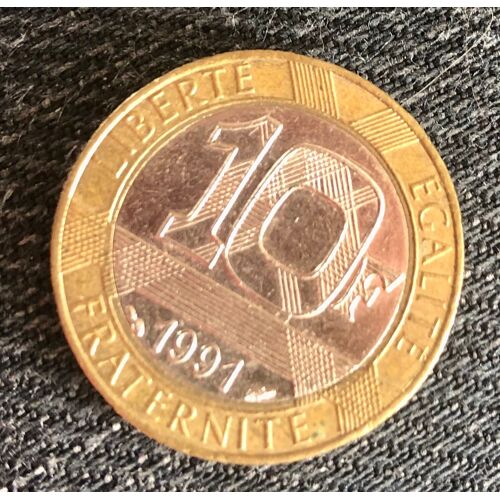 Pièce De 10 Francs 1991