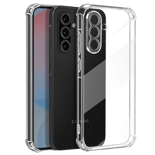 Shockproof Case Pour Galaxy A56 Reinforced Coins, Transparent