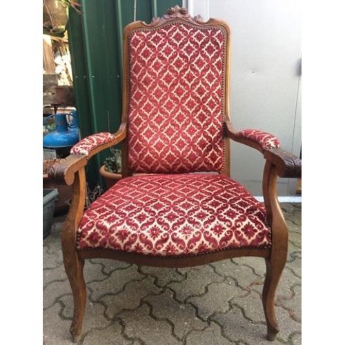 Magnifique Fauteuil Voltaire Ancien